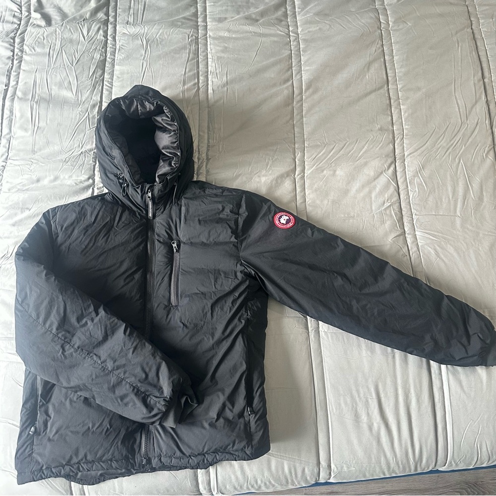 Men's Black Canada Goose Hooded Jacket